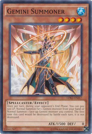 Gemini Summoner LDK2-ENJ17 YuGiOh Legendary Decks II