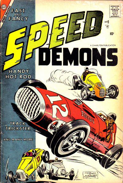 Speed Demons #8 (1957) Comic Books Speed Demons