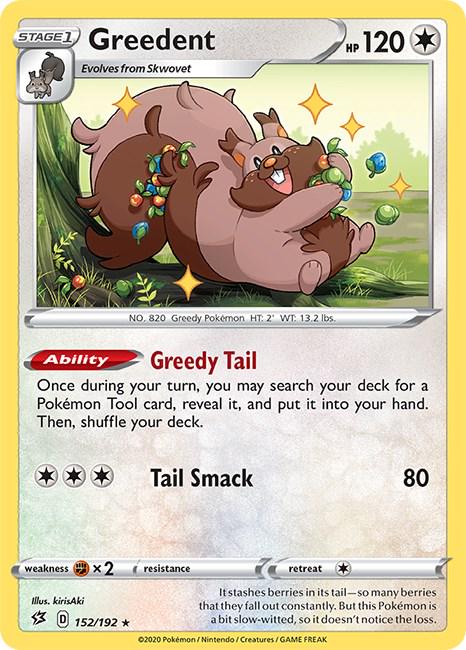 Greedent #152 Pokemon Rebel Clash