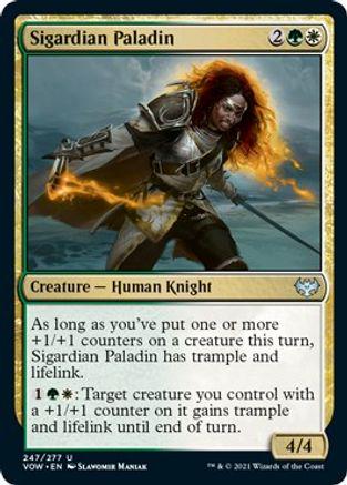 Sigardian Paladin #247 Magic Innistrad: Crimson Vow