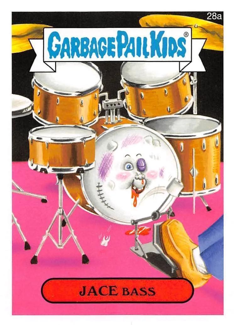 Jace Bass #28a 2015 Garbage Pail Kids