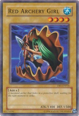 Red Archery Girl DB1-EN016 YuGiOh Dark Beginning 1