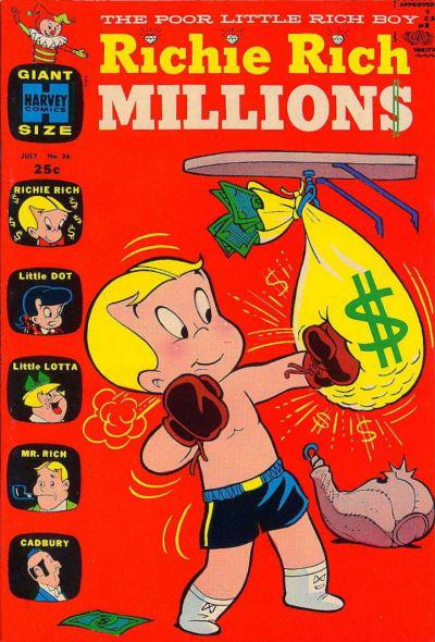 Richie Rich Millions #36 (1969) Comic Books Richie Rich Millions