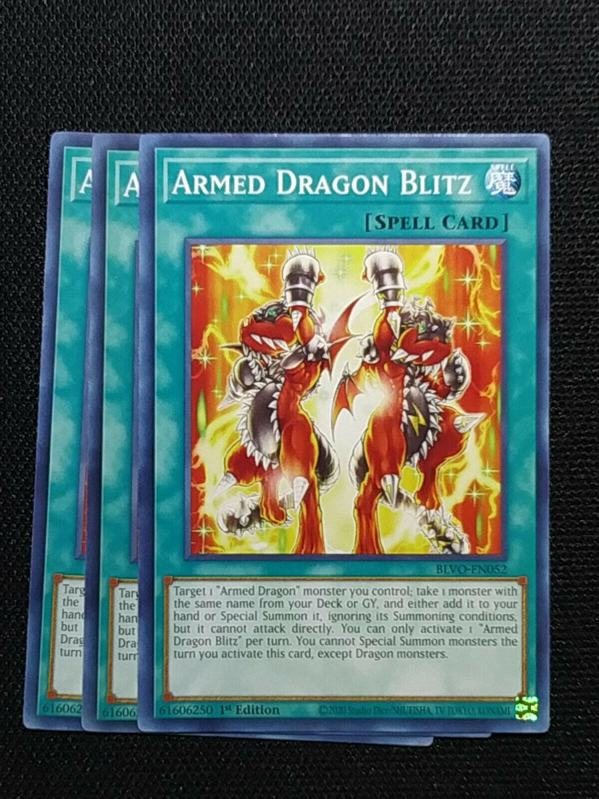 Armed Dragon Blitz BLVO-EN052 YuGiOh Blazing Vortex