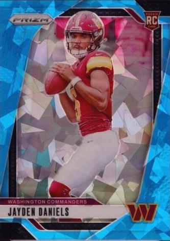 Jayden Daniels [Blue Ice] #347 Prices | 2024 Panini Prizm
