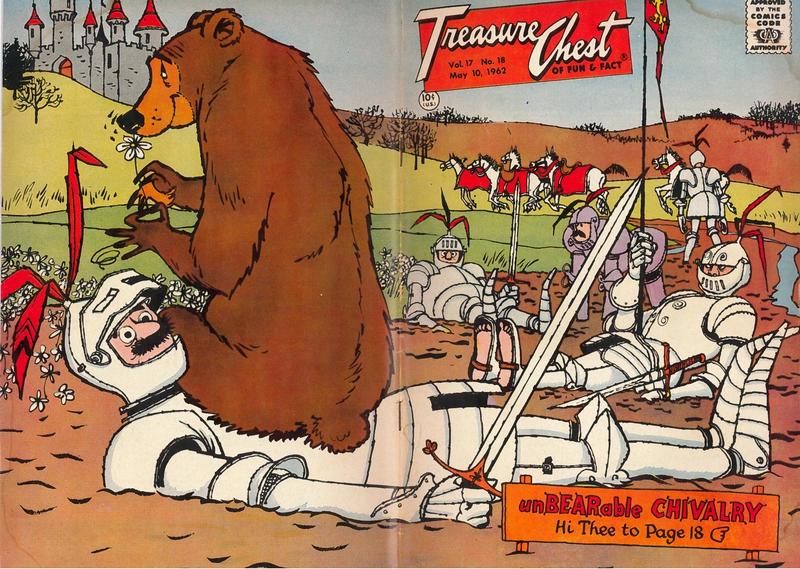 Treasure Chest of Fun and Fact #18 324 (1962) Comic Books Treasure Chest of Fun and Fact