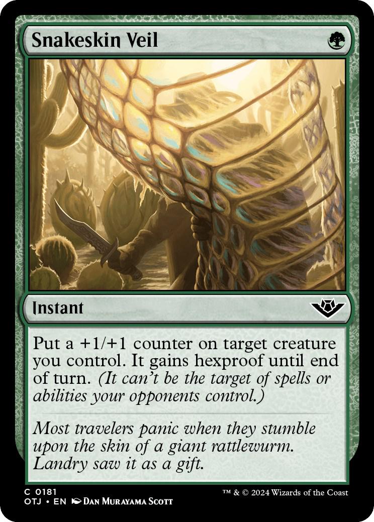 Snakeskin Veil #181 Magic Outlaws of Thunder Junction