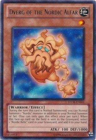 Dverg of the Nordic Alfar STOR-EN016 YuGiOh Storm of Ragnarok