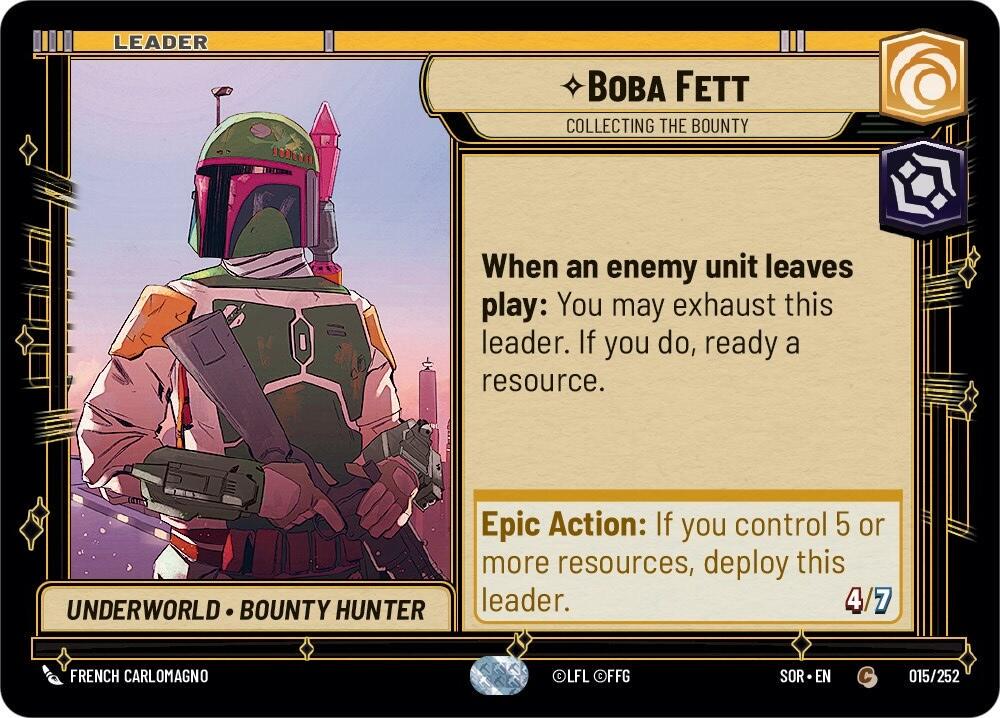 Boba Fett #15 Star Wars Unlimited: Spark of Rebellion