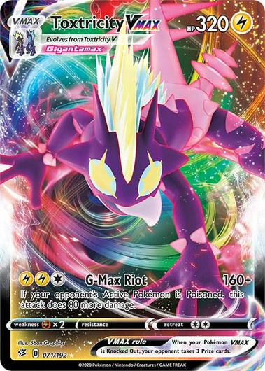 Toxtricity VMAX #71 Cover Art