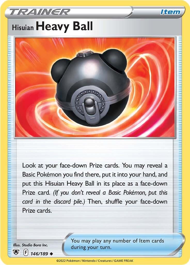 Hisuian Heavy Ball #146 Pokemon Astral Radiance