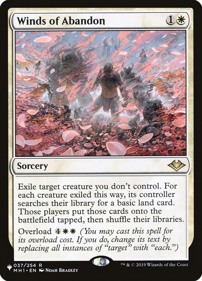 Winds of Abandon #37 Magic The List Reprints