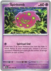 Spiritomb #35 Pokemon Pitch Black Prices