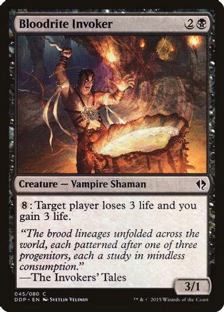 Bloodrite Invoker Magic Zendikar vs Eldrazi