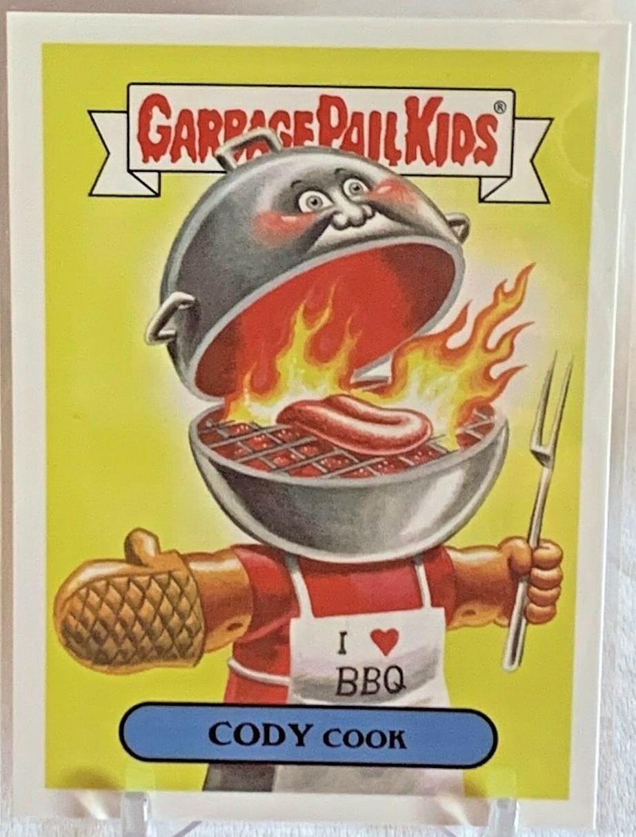 CODY Cook #3b Garbage Pail Kids American As Apple Pie