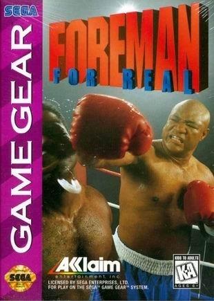 Foreman for Real Sega Game Gear
