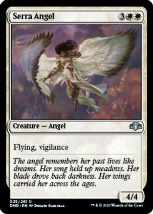 Serra Angel #25 Magic Dominaria Remastered