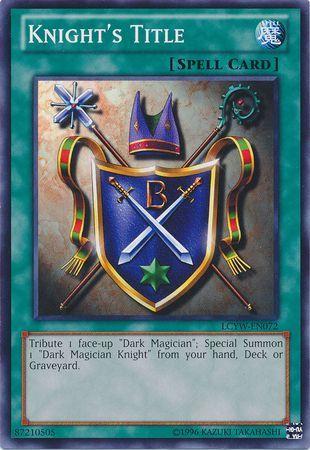 Knight's Title LCYW-EN072 YuGiOh Legendary Collection 3: Yugi's World Mega Pack