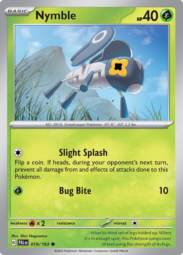 Nymble #19 Pokemon Paldea Evolved