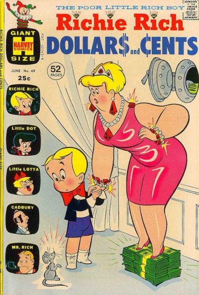 Richie Rich Dollars and Cents #49 (1972) Comic Books Richie Rich Dollars and Cents
