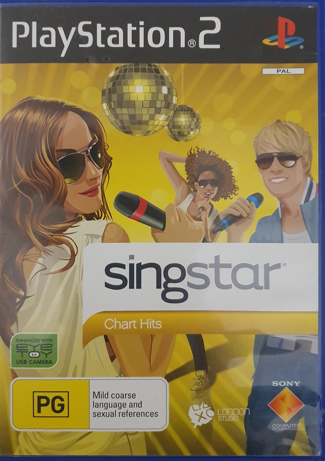 Singstar Chart Hits PAL Playstation 2