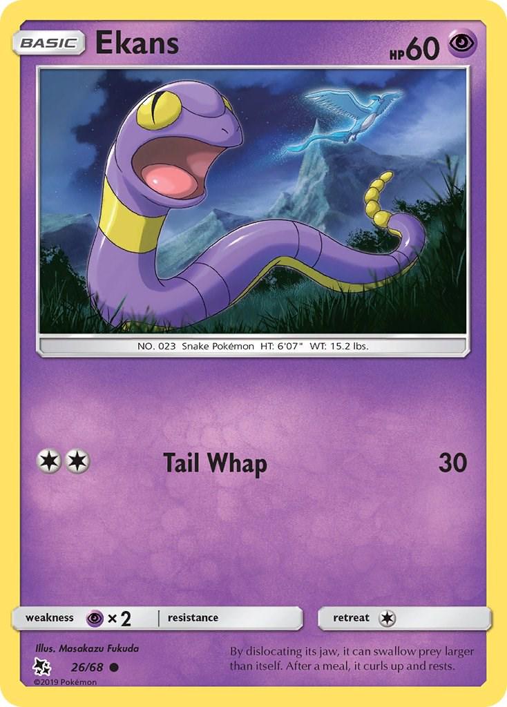 Ekans #26 Pokemon Hidden Fates