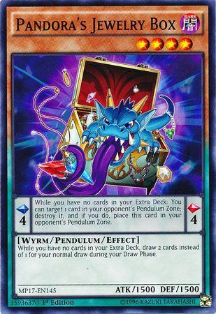 Pandora's Jewelry Box MP17-EN145 YuGiOh 2017 Mega-Tin Mega Pack