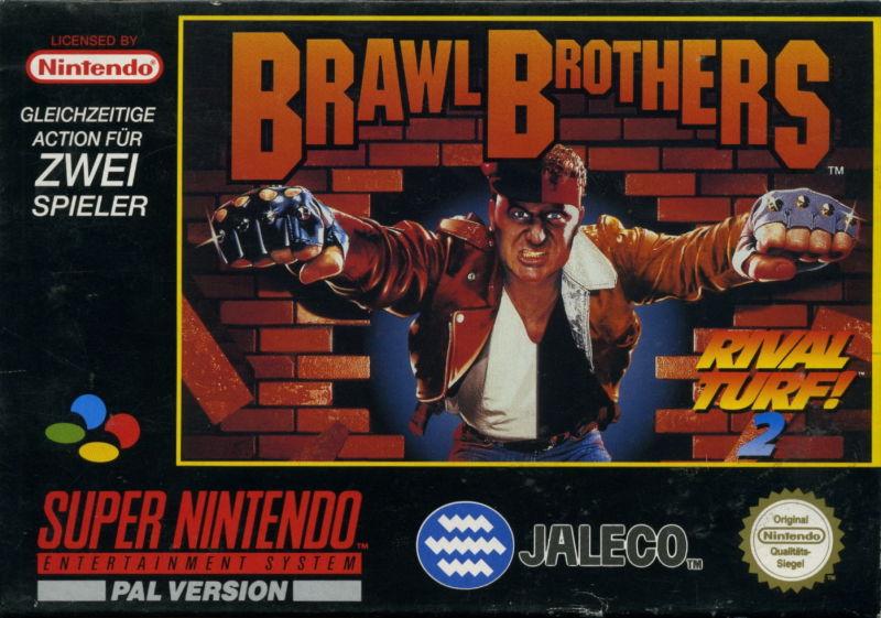 Brawl Brothers PAL Super Nintendo