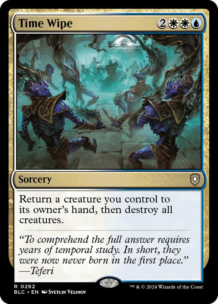Time Wipe #262 Magic Bloomburrow Commander