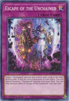 Escape of the Unchained MP20-EN191 YuGiOh 2020 Tin of Lost Memories Mega Pack