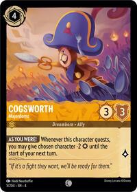 Cogsworth - Majordomo #5 Lorcana Ursula's Return