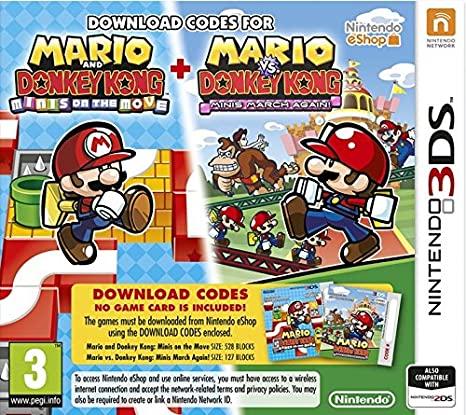Mario and Donkey Kong: Minis on the Move + Minis March Again PAL Nintendo 3DS
