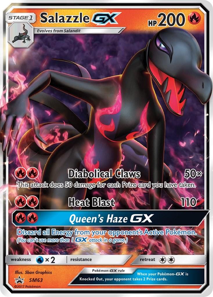 Salazzle GX #SM63 Pokemon Promo