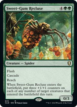 Sweet-Gum Recluse #835 Magic Commander Legends: Battle for Baldur's Gate