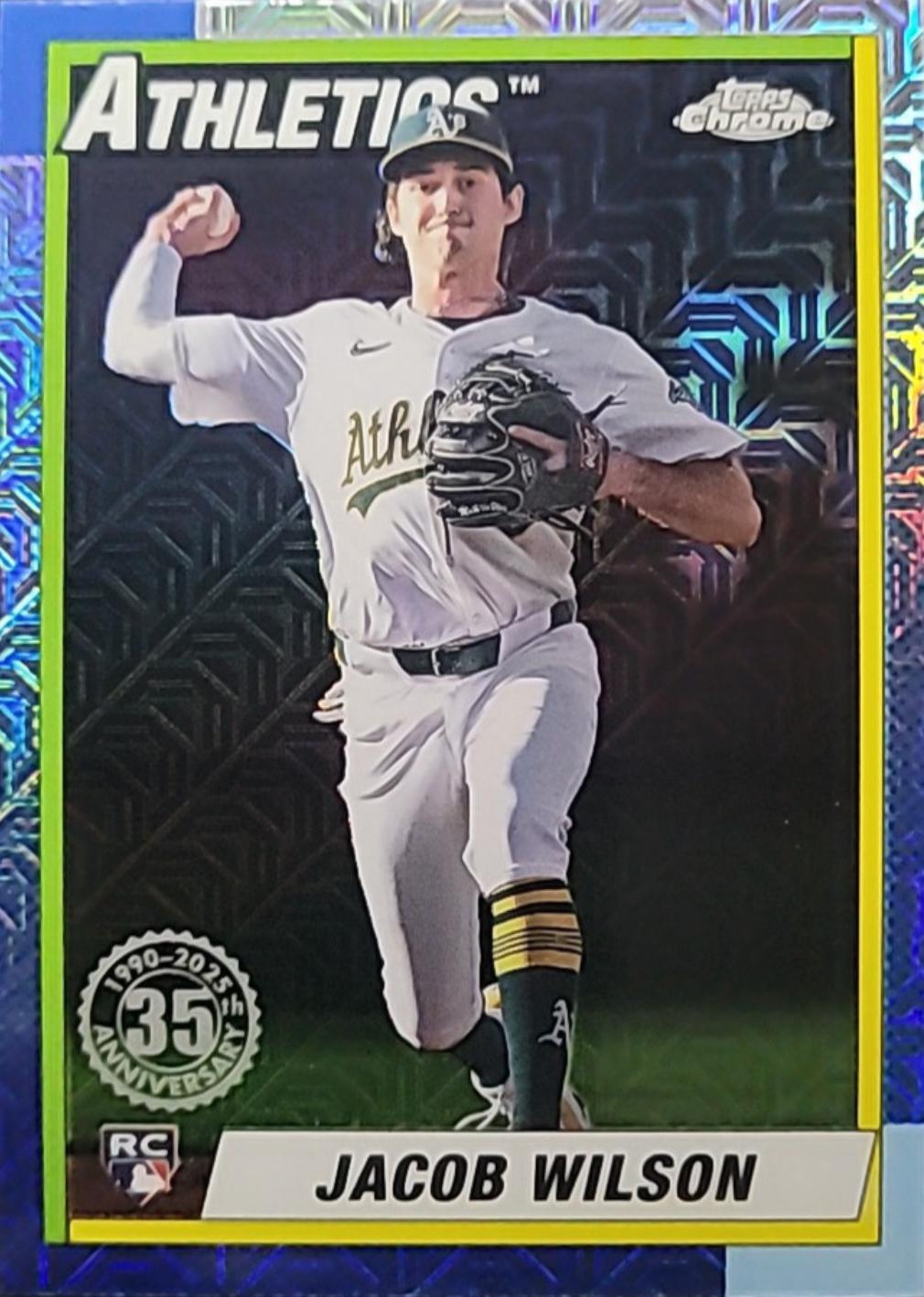 Jacob Wilson #T90C-16 Baseball Cards 2025 Topps 1990 Chrome