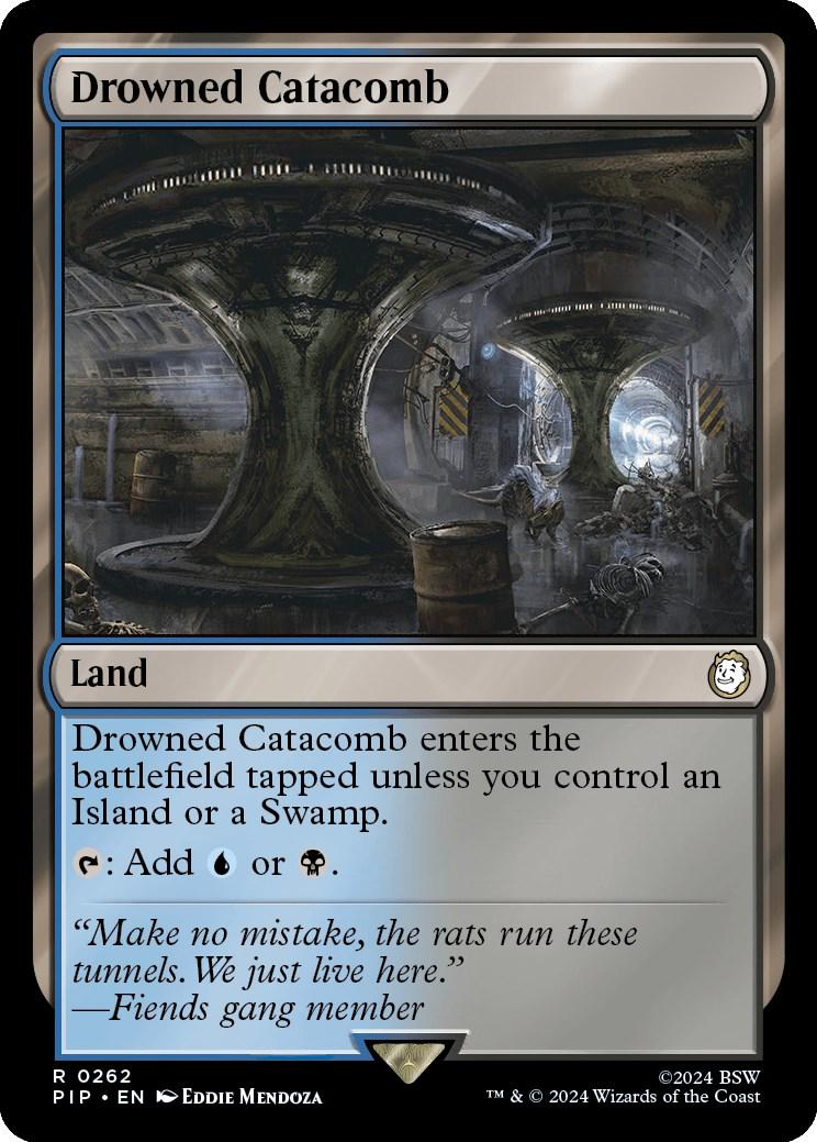 Drowned Catacomb [Foil] (Magic Fallout)