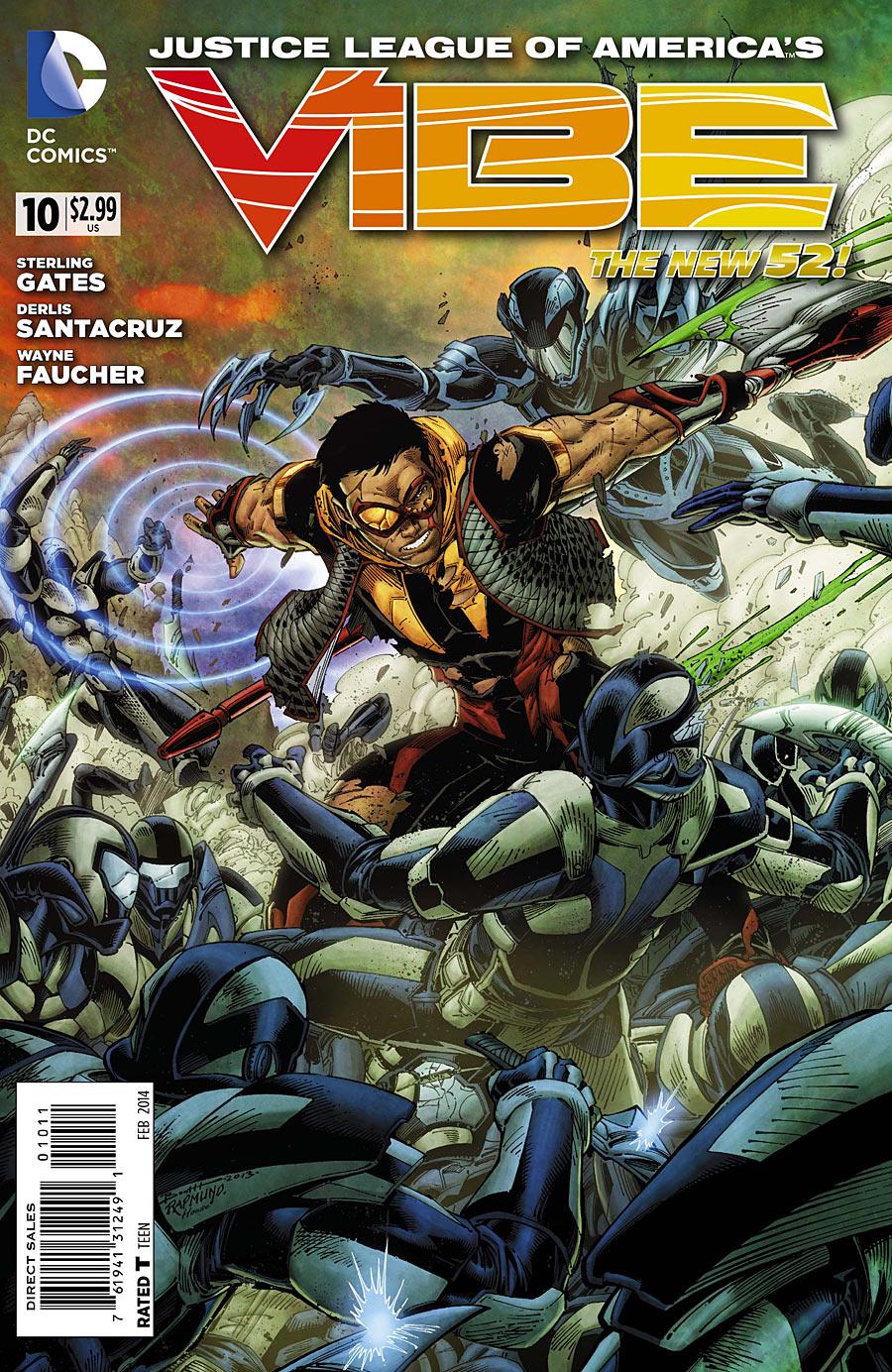 Justice League of America's Vibe #10 (2013) Comic Books Justice League of America's Vibe