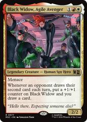 Black Widow, Agile Avenger [Surge Foil] #77