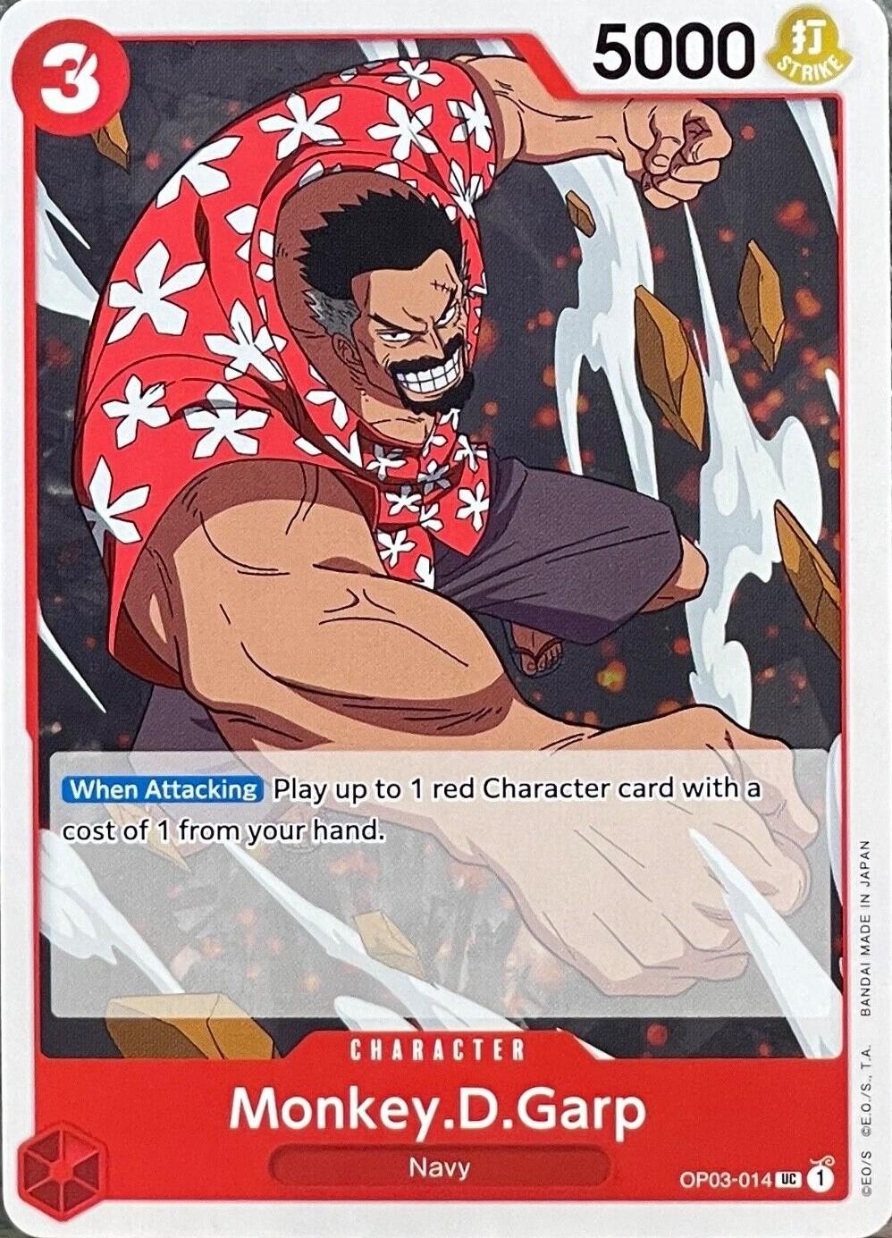 Monkey D. Garp OP03-014 One Piece Pillars of Strength