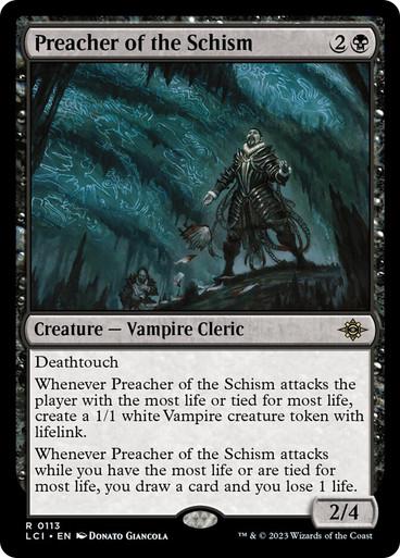 Preacher of the Schism #113 Magic Lost Caverns of Ixalan