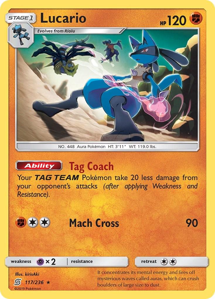 Lucario #117 Pokemon Unified Minds