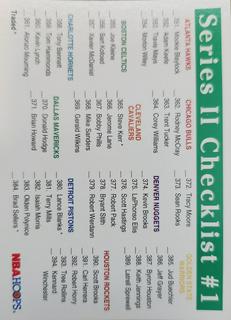 Series II Checklist #1