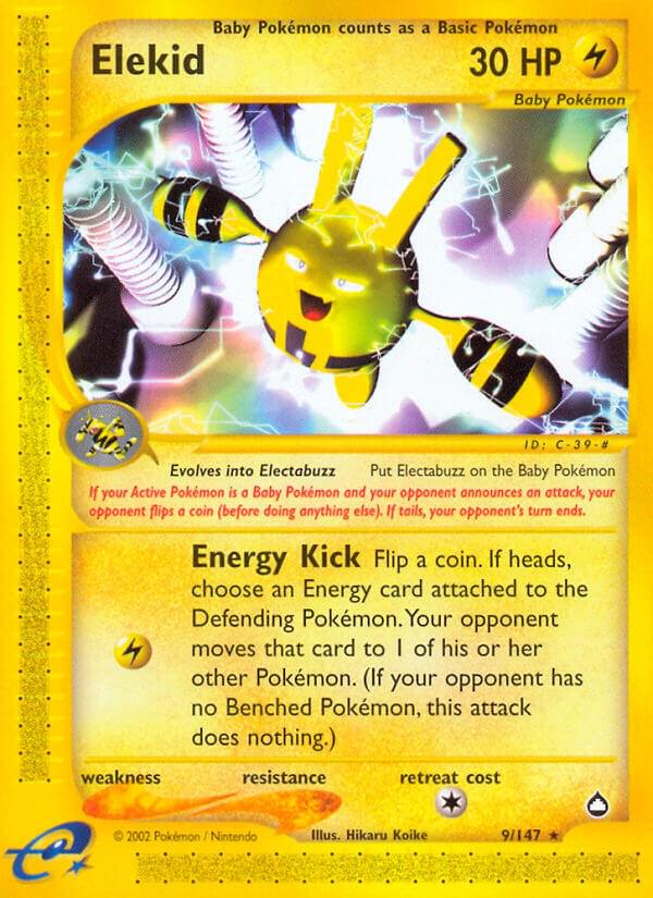 Elekid #9 Pokemon Aquapolis