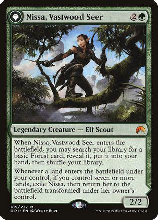 Nissa, Vastwood Seer #189 Magic Magic Origins