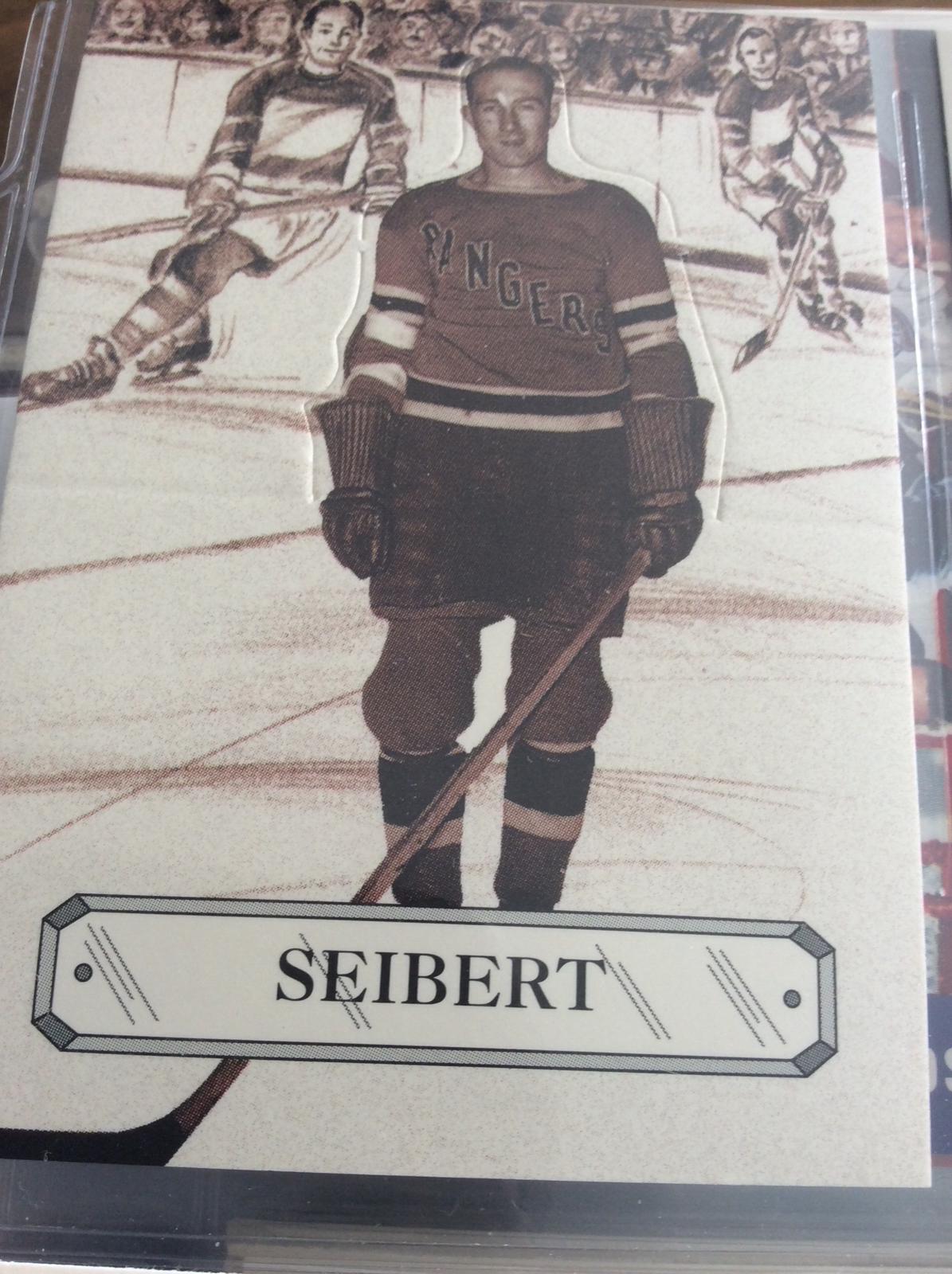 Earl Seibert #P-12 Hockey Cards 1994 Parkhurst Missing Link Pop Ups