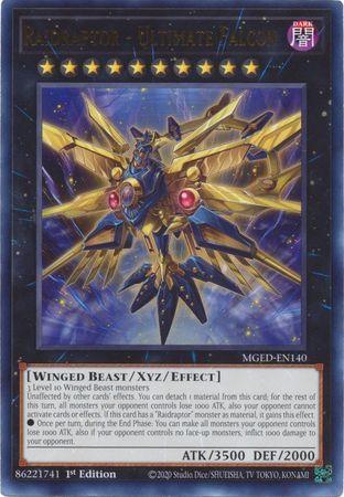 Raidraptor - Ultimate Falcon MGED-EN140 YuGiOh Maximum Gold: El Dorado