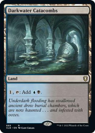 Darkwater Catacombs #889 Magic Commander Legends: Battle for Baldur's Gate