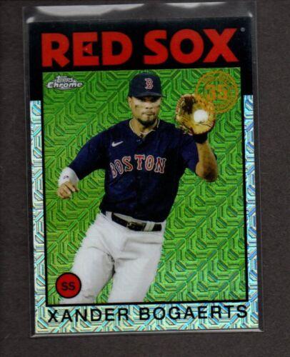 Xander Bogarts #86C-28 Baseball Cards 2021 Topps Update 1986 Chrome Silver Pack