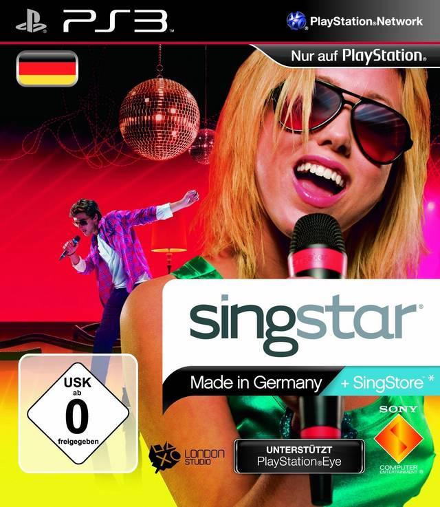 Singstar Made in Germany PAL Playstation 3