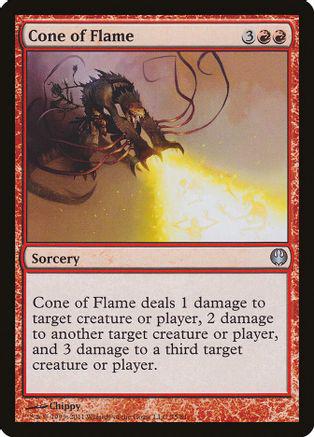 Cone of Flame Magic Knights vs Dragons